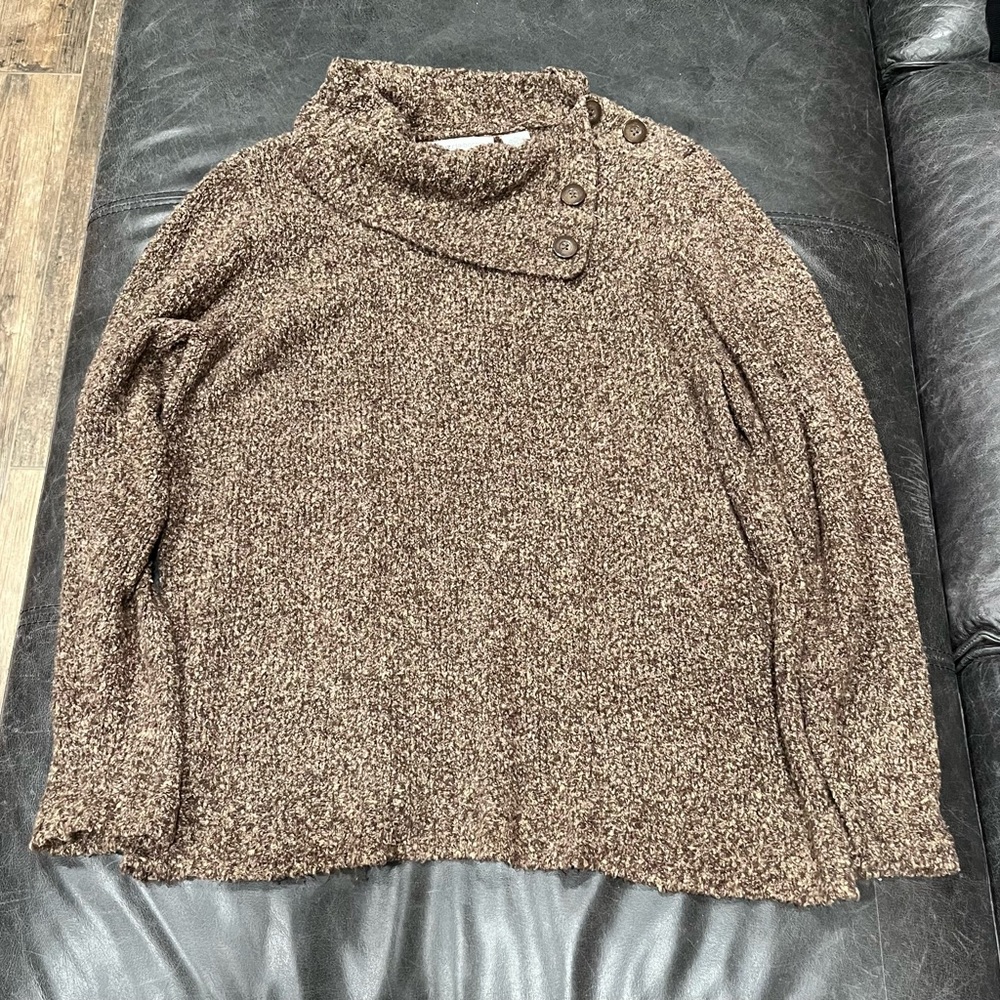 Liz Claiborne Cozy Brown Women's Sweater